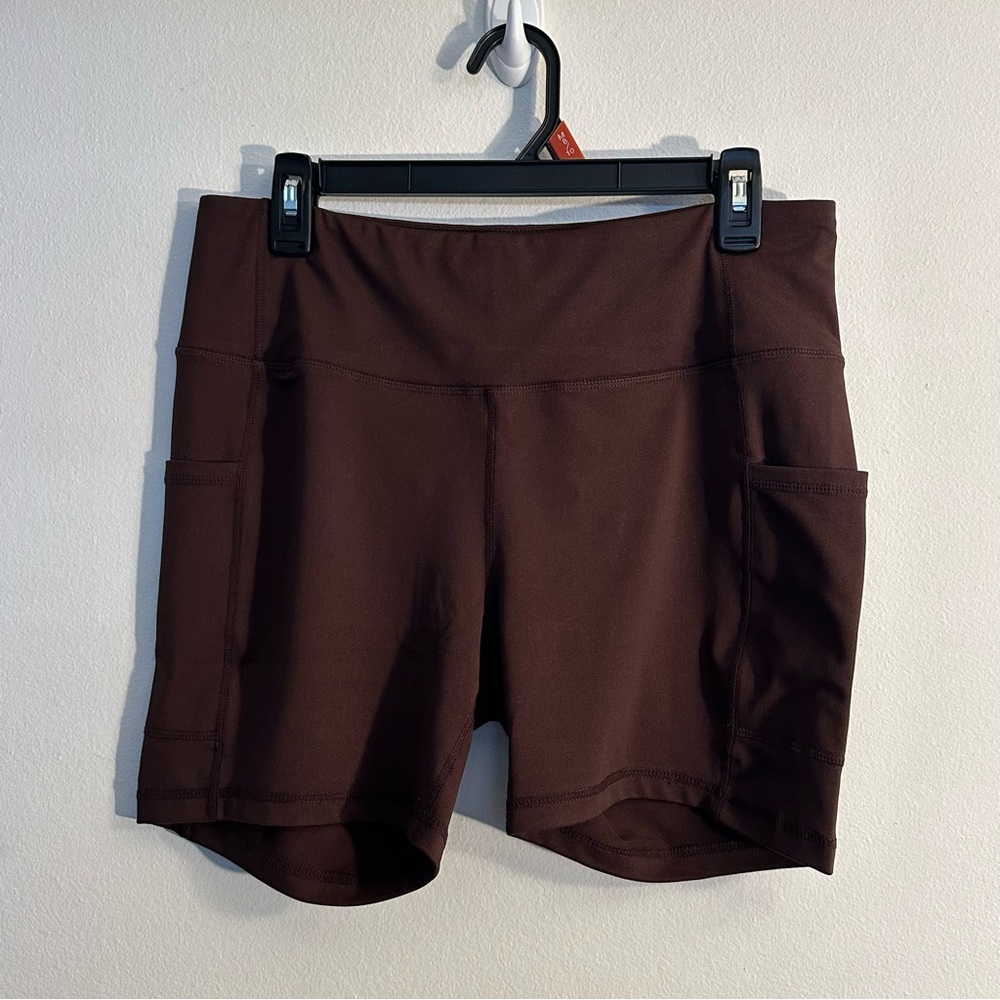 Biker Shorts Brown Baleaf 5 in Inseam